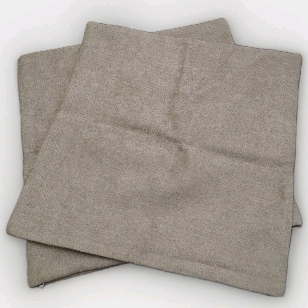 Throw pillow cases, Zip Up Covers, Seat Covers, Set Of 2 Pillow Shams